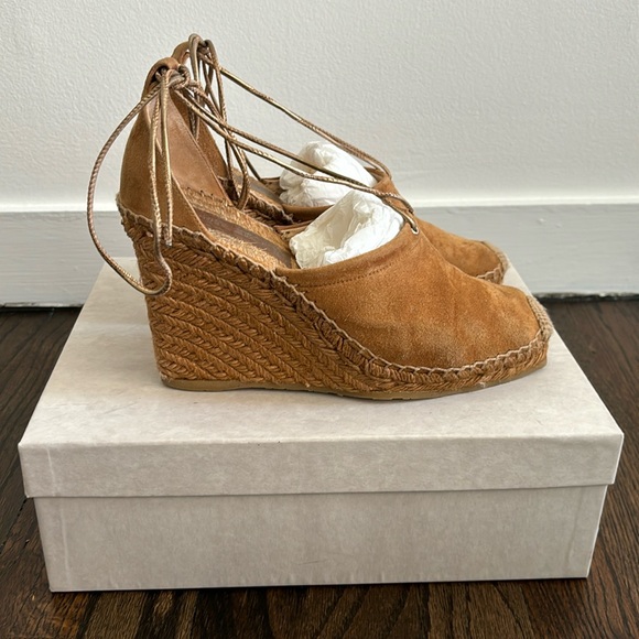 Jimmy Choo Dulcet 110 suede wedges, size